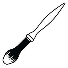 kitchen knife isolated on white