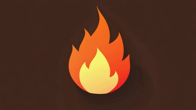 fire flames on a black background