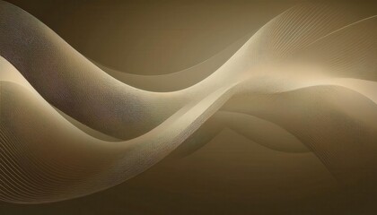 Obraz premium abstract beige wave with thin textured lines on gradient background, minimalist art for modern interiors and graphic design
