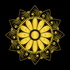 This is a professional Mandala Design Template suitable for all corporate Mandala. Clean & Eye-catchy professional work Create Mandala Mockups for your clients in a few is Luxury Mandala 