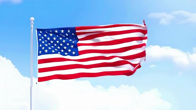 usa map united states map us map waving flag