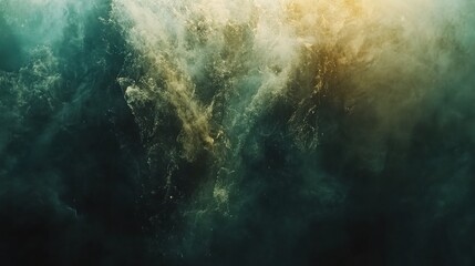 Fototapeta premium Swirling Smoke Tendrils in Foggy Atmosphere