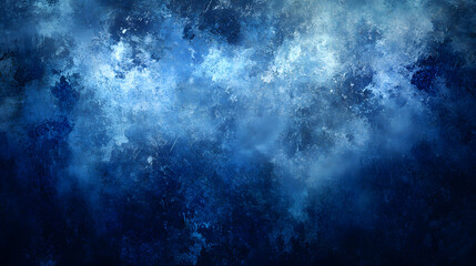 Obraz premium Stunning deep blue artistic pattern resembling a starry sky.