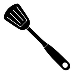 kitchen spatula isolated on white