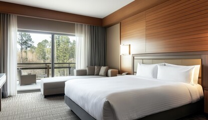 Luxury Hotel Room with Scenic View