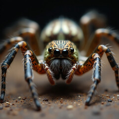 Fototapeta premium A rare and endangered species of a venomous spider
