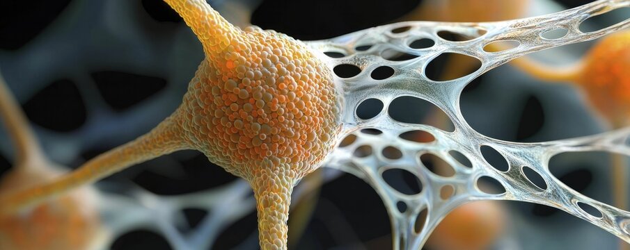 Close-up of nanomaterials targeting cancer cells, showcasing intricate details and vibrant contrasts, symbolizing hope and advanced treatment techniques.