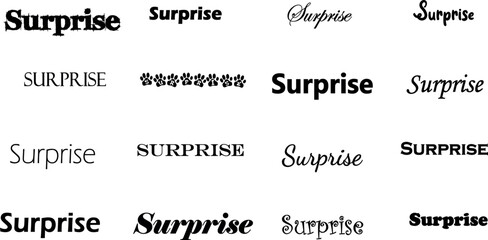 illustration, background, surprise, vector, comic, letter, retro, graphic, design, type, lettering, typography, template, party, card, poster, present, banner, decoration, text, white, beautiful, 