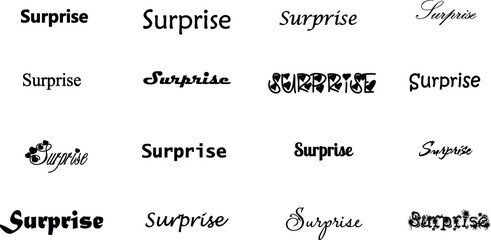 illustration, background, surprise, vector, comic, letter, retro, graphic, design, type, lettering, typography, template, party, card, poster, present, banner, decoration, text, white, beautiful, 