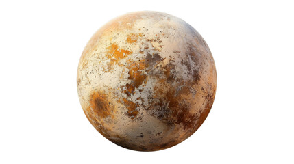 Fototapeta premium Mars planet on transparent background