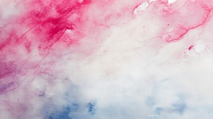 Obraz premium pink and white watercolor splash texture creating abstract vibrant background