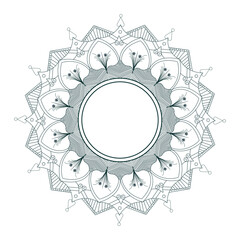 Lineal mandala background
