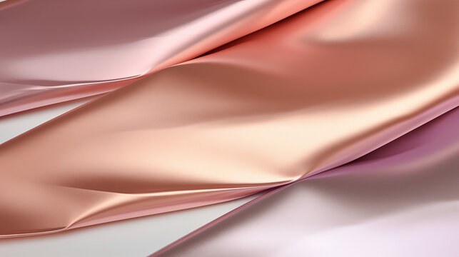 Arri&egrave;re-plan de texture rose dor&eacute;, rose or et brillant. Fond de tissu, mati&egrave;re brillante, reflet, scintillant. Pour conception et cr&eacute;ation graphique. 