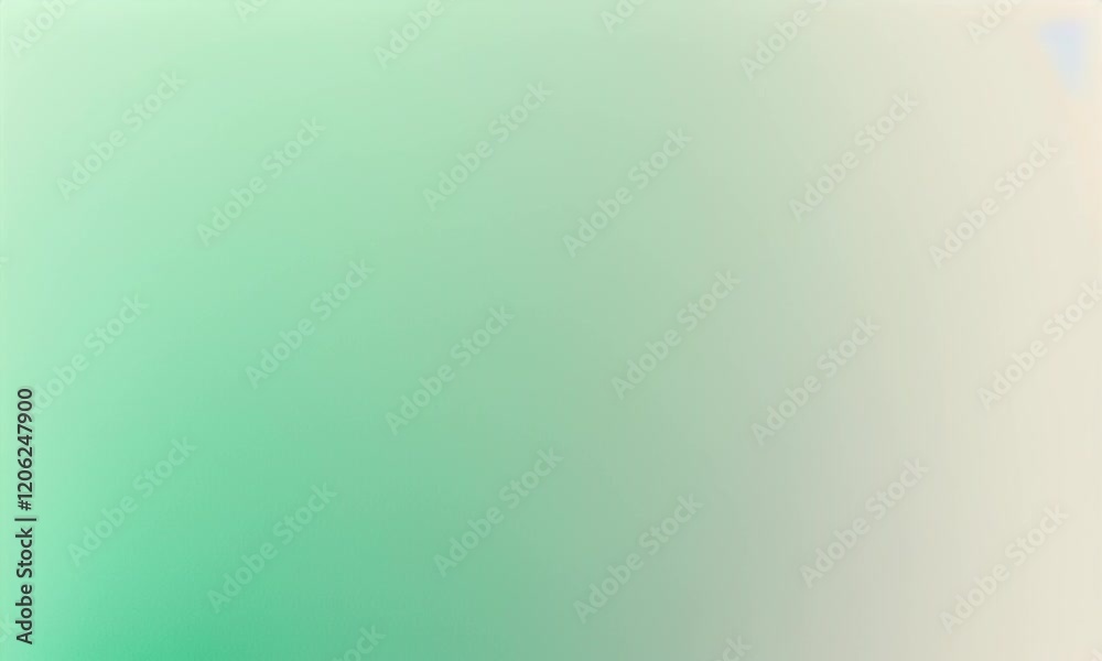 Wall mural a serene abstract gradient blending soft green and cream hues, creating a tranquil background perfec