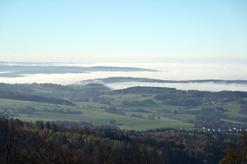 Nebel in der Rhoen