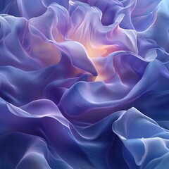 Obraz premium Purple fabric swirls, abstract background, design element.