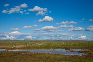 Mongolian steppe, Gobi desert landscape, Mongolia