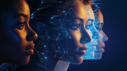 Digital Portraits of Women: Fusion of Technology and Beauty
