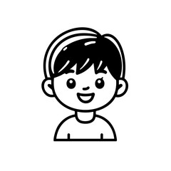 cute cartoon boy