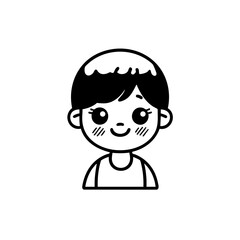cute cartoon boy