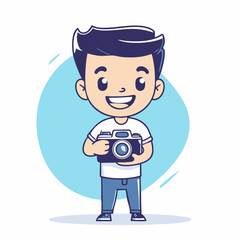 cute character of a person, vector, no background