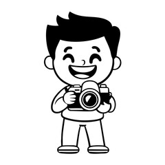 character of a person, vector, no background