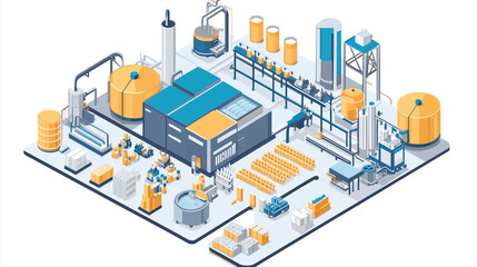 Factory industrial equipment