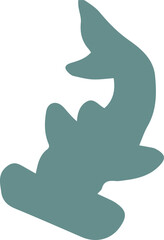 Hammerhead shark silhouette