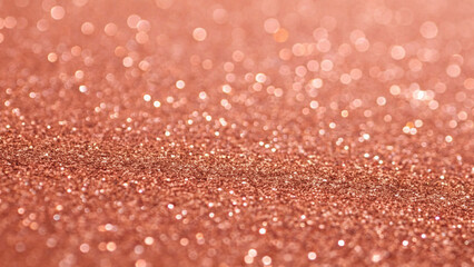 Peach color shiny glitter background