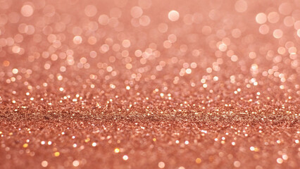 Peach color shiny glitter background