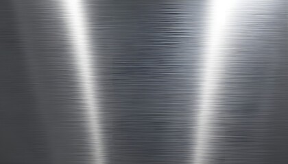 Brushed Aluminum Surface | Polished Metallic Silver Texture with Shiny Industrial Finish