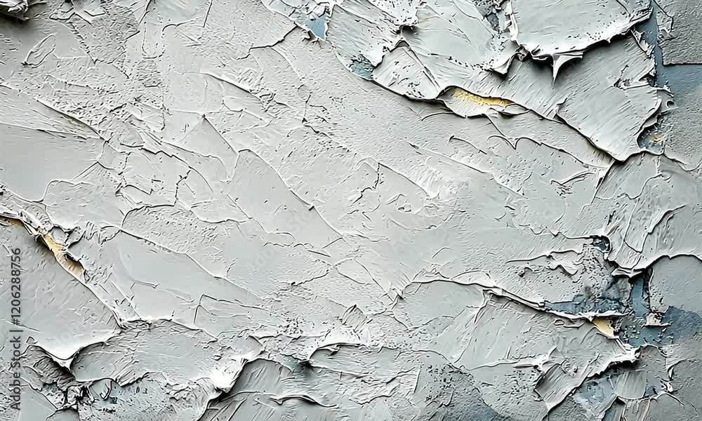 Wall mural abstract textured wall with layered paint in soft gray tones, ideal for backgrounds in design and ar