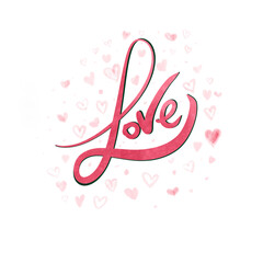 Love. Perfect card for Valentine's Day