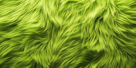 Lime Green Furry Texture Background, a seamless pattern featuring a soft, furry texture in a vibrant lime green color