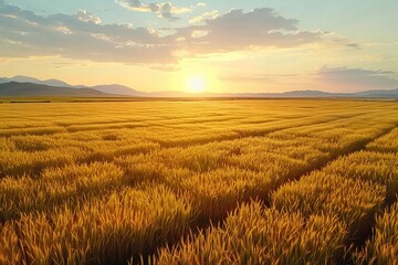 Obraz premium Enhancing Agriculture Industry through Farming Technology and Digital Crop Monitoring