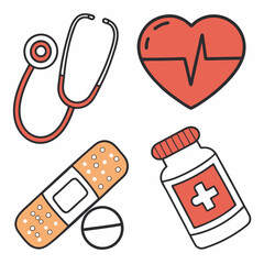 World Health Day Vector Illustration