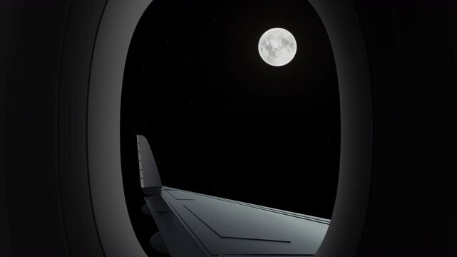 Sky View  From Airoplan Window  in 4K Resolution