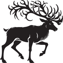 deer silhouette vector