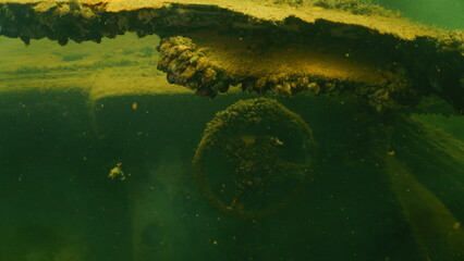 Scuba diving in the clay pit