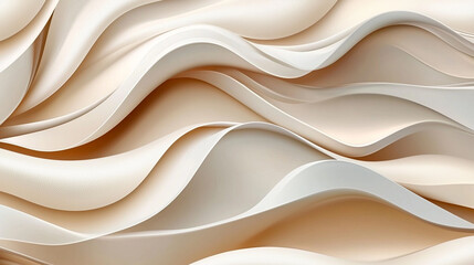 Obraz premium Abstract beige waves background, design element, website template
