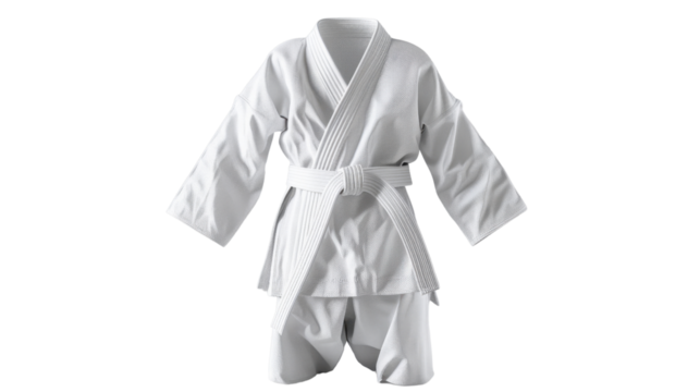 
Karate gi on transparent background