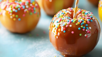 National Caramel Apple Day Concept