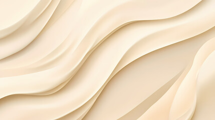 Obraz premium Creamy sand dune abstract background. Ivory Desert. Illustration
