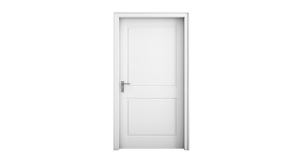 Naklejka premium White Door Mockup Modern Interior Design Element for Home Decor and Architecture Projects