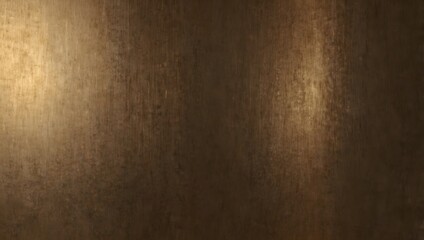 Obraz premium A closeup of a brown, textured wall with soft lighting creating areas of highlight and shadow. 
