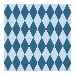 Argyle diamond seamless pattern vector illustration in blue