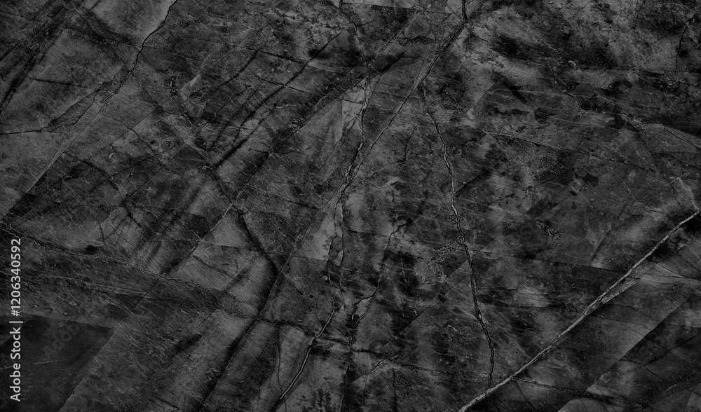 Aufkleber A black and white photo of a rock with a lot of cracks and lines. The photo has a moody and mysterious feel to it