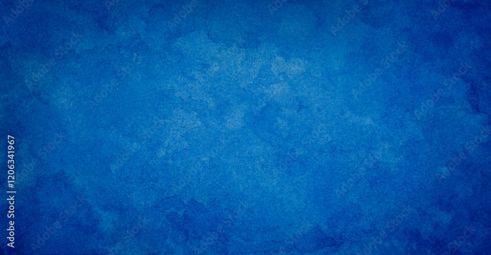 Aufkleber blue azure turquoise abstract watercolor background for textures backgrounds and web banners design