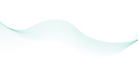 Abstract wave of the blue and other colored blend lines. Abstract blue smooth wave on a white background. Dynamic sound wave isolated. Creative line art. Vector illustration