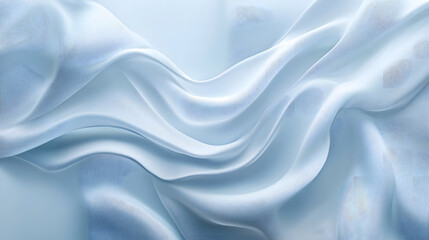 Obraz premium A soft, flowing texture with light blue shades, creating a peaceful and calm visual.